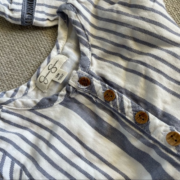 Jessica Simpson 12m Striped Romper - Picture 3 of 3